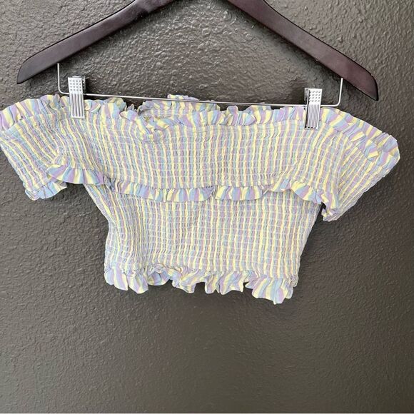 NWT Revolve x Lovers & Friends Josephine Top in Springtime Lavender | size L - Picture 7 of 11